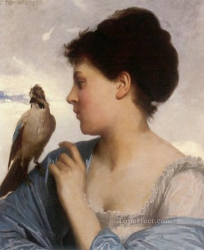 El encantador de pájaros 1873 Leon Bazile Perrault Pinturas al óleo